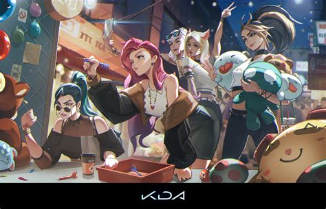 Night With KDA (League of Legends) [KingComiX (Dakuhasu.